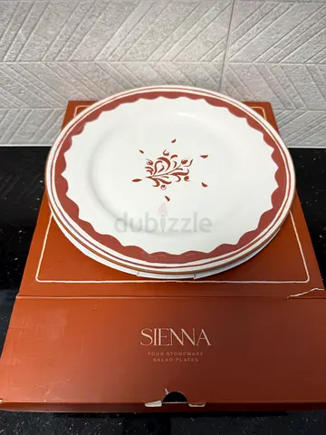 Pottery Barn Sienna Stoneware Salad Plates – Set of 4 - NEW