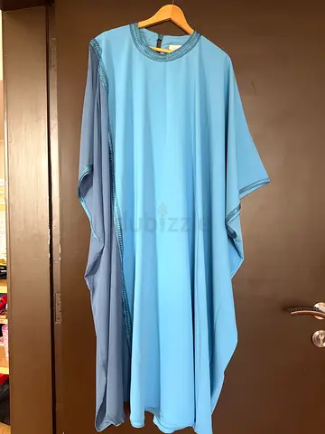 Chic Moroccan Kaftan – Sky Blue