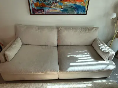 Light beige 2-seater sofa - good condition