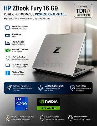 HP ZBook Fury 16 GB Graphics