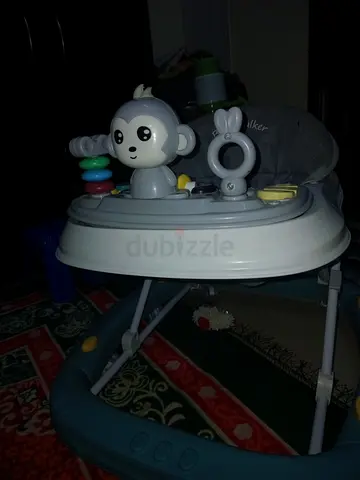Baby activity walker with toys - good used condition baby car seat look like new both can take it