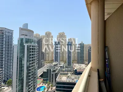 Furnished 1BR | Balcony | Mid- High Floor | Ready to Move-in