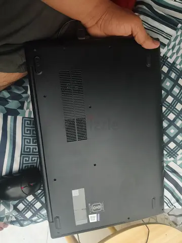 Used Lenovo laptop (bottom view shown) - functional, needs cosmetic check