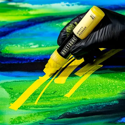 Bosstroke Empty Marker 30mm I Reusable  Refillable with Any Paint or Ink color