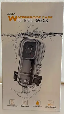 45M Waterproof Case for Insta360 X3 - New/Sealed