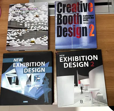 Premium 4-Book Exhibition  Booth Design Bundle