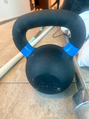 Olympic Bar and Kettle Bell