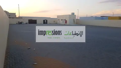 Brand New Fully Interlocked Open Yard for Rent in Sajja Industrial Area, Sharjah