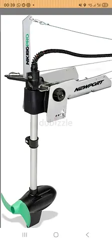 Newport 180 pro Electric Motor new + lifepo4 24v new battery + charger + hobie compass bracket