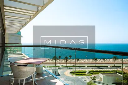 Palm and Sea Views | Balcony I Beach Access