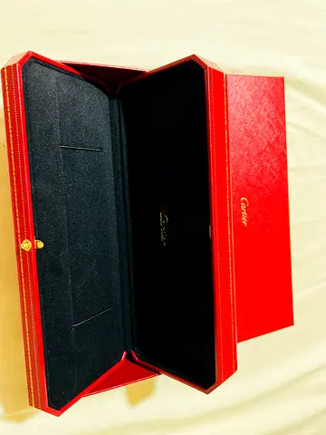 Empty Cartier Red Jewelry/Watch Box