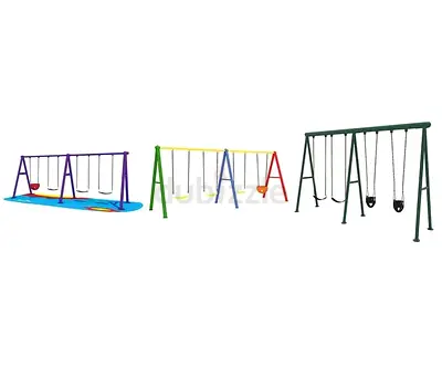Kids Adventure Range 4 Swings - 2.5M - Assorted