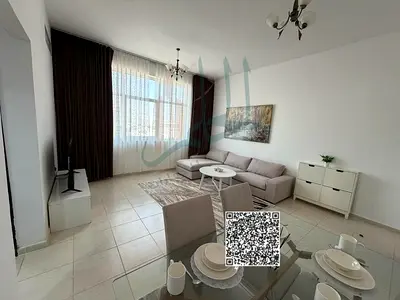 فرصة للايجار الشهري شقه غرفة وصاله بتكيف مركزي وفرش راقي شامله كل الفواتير قريبه من  مخرج دبي والشارقة وجميع الخدمات بسعر لقطه