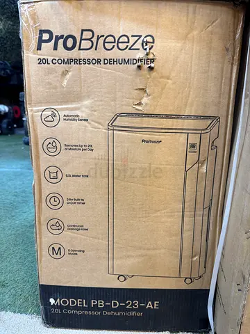 ProBreeze 20L Compressor Dehumidifier (PB-D-23-AE) - New in Box