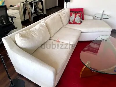 Refurbished West Elm L-shaped sofa