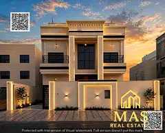 🏡 Luxury Neo-Classical Villa for Sale in Al Helio Center – Ajman | Corner Location | Double Sto