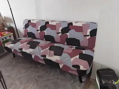 Modern Multi Colored Armless Sofa Bed from Pan Home