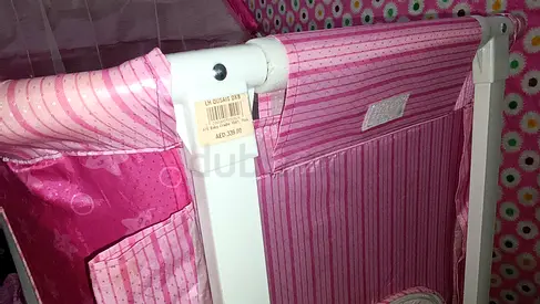 Pink Baby Bassinet / Cradle in Good Condition
