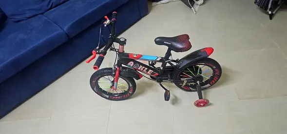 Kids 12-inch and 14 inch Training Bicycle with Stabilizers - Good Condition