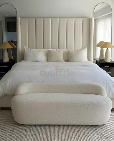 Beige colour 200*200 super king size Bed