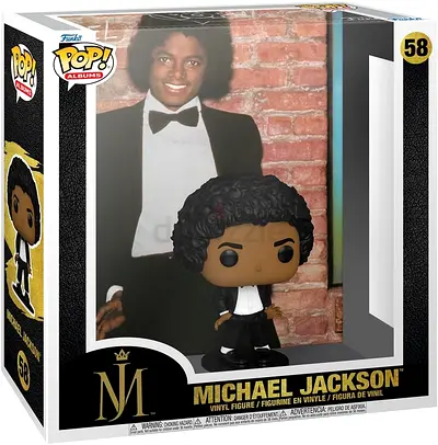 Funko Pop! Albums Michael Jackson – mj – Off The Wall album cover #58 (Mint Condition)