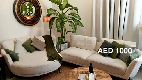 Comfortable Modern Cream Sectional Sofa