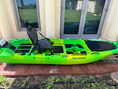 Seven seas two piece fishing kayak