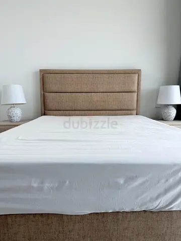 Pan Home Queen Bed Set + Mattress OC Home + 2 Nightstands