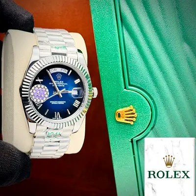 Rolex day date Master Copy Watch with box