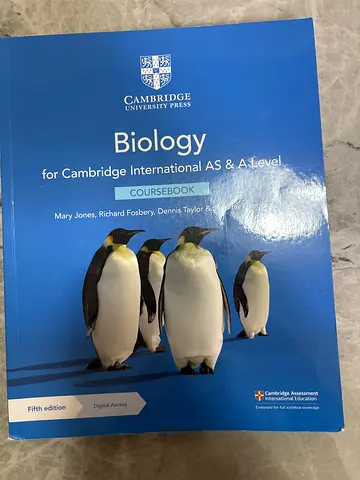 Biology for Cambridge International AS  A Level (Coursebook) - 5th Edition