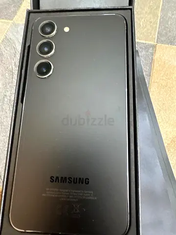 Samsung S23 smartphone in original box — excellent condition