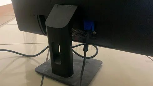 24-inch monitor with stand (used) - VGA  power cables included