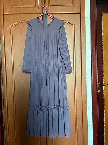 Purple dress long
