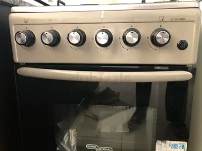 Super General Stainless Steel Gas Oven and Cooker (4 Burners)