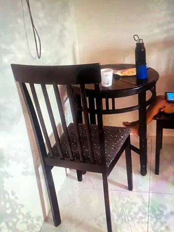 Wooden Table and 1 chair