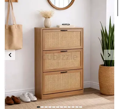 Oak Shoes Rack Pan Home