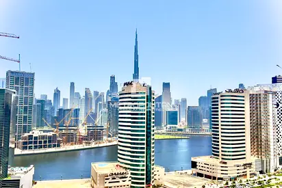 Burj & Canal View | Fully Furnished | High Floor