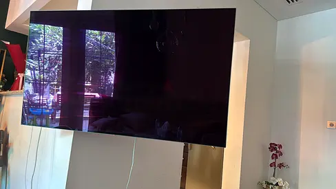 55 LG Smart LED TV and Movable Wall Mounted, Good Condition