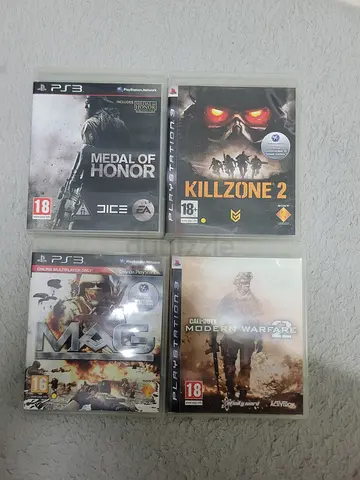 Bundle of 4 PS3 Games: Killzone 2, Modern Warfare 2, Medal of Honor,  MX vs ATV Alive