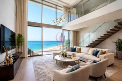 Luxury 4 Bedroom Duplex Fully Furnished with Maid Room and Direct Sea View in Al Khan Waterfront