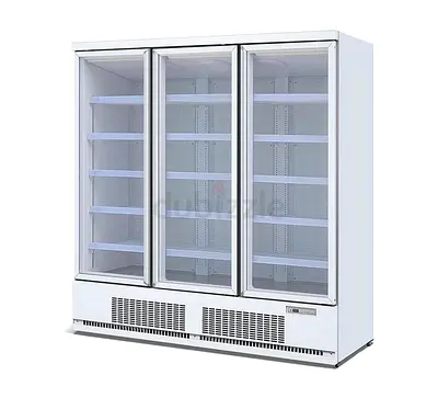 Commercial 3‑Door Display Freezer / Upright Showcase - Good Condition