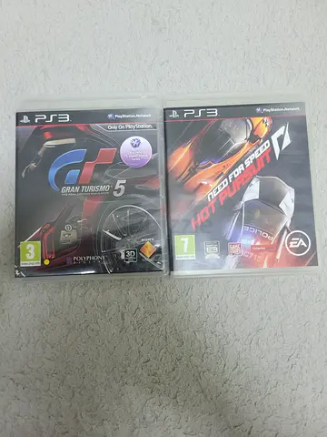 Two PS3 Racing Games - Gran Turismo 5  MotorStorm: Pacific Rift (Discs + Cases)