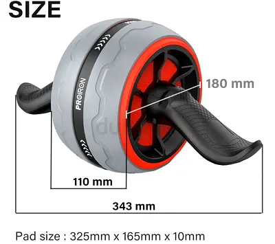 PROIRON Ab Roller with Auto-Rebound  Knee Pad for Core Training