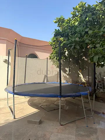 Used 14ft Trampoline with Safety Net - Good Condition, comes as it is in the picture.