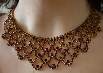 Bohemian Crystal jewellery necklace