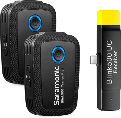 Podcaster  Youtuber upgrade your end game with Lavalier Saramonic Blink 500 B6 Wireless Microphone