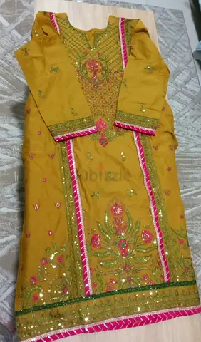 3pc Embroidred dress
