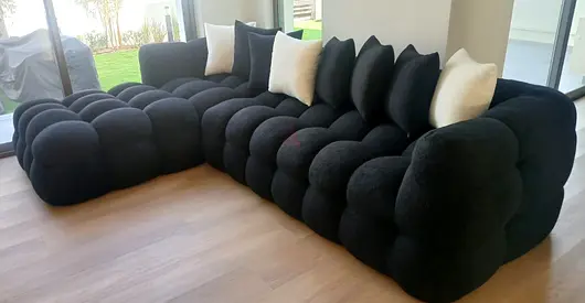 Black Modular Bubble Sofa — Comfortable Sectional sofa