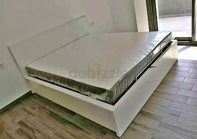 IKEA Malam Ottoman king size size 180×200cm bed with inside full storage and IKEA mattress is availa