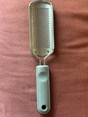 Handheld Metal Grater / Zester with Plastic Handle - Good Condition
